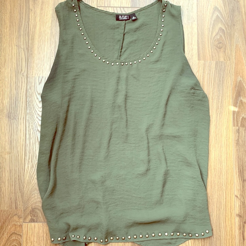Studded Green Tank